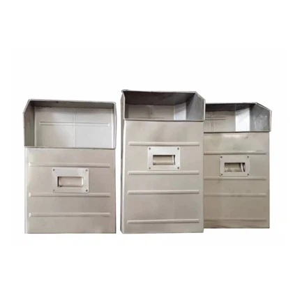 Nerūsējošā tērauda vilciena atkritumu tvertne